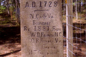 NC - VA Boundary Marker Little Known Secrets