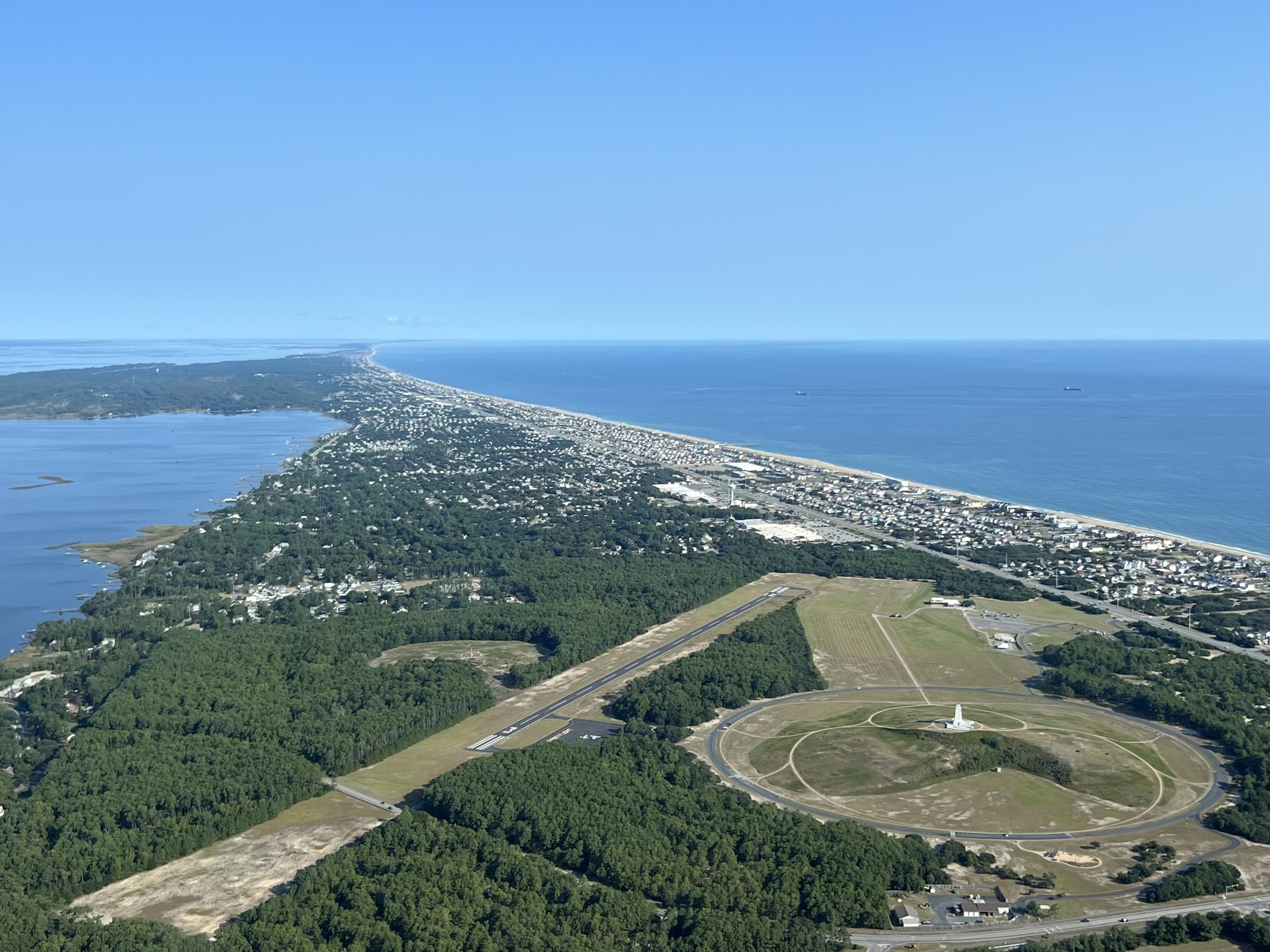 Wright Brothers Monument and First Flight Airport